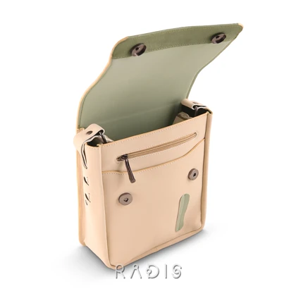 کیف دوشی چرم رادیس مدل Mahan کد 010-M.MC