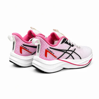کفش کتانی زنانه زیره بست مدل اسیکس سفیدصورتی ASICS