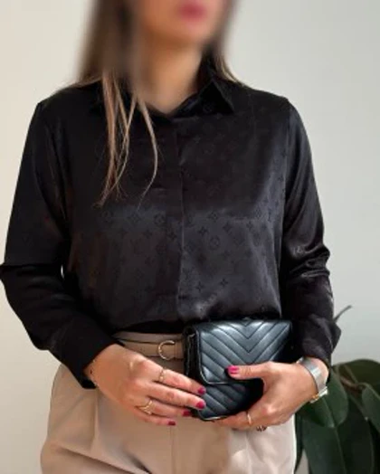 شومیز ساتن مجلسی ال وی