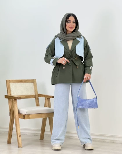 بارانی ترکیبی مهسان(3)کد:4363