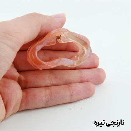کلیپس دخترانه مدل منحنی کوچک دو رنگ