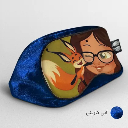 چشم بند بچگانه کاوا ماسک مدل دختر کفشدوزکی کد27
