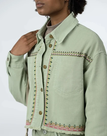 جین گلدوزی کوتاه