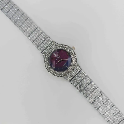 ساعت مچی زنانه مجلسی ریلانس Riluns نگین‌دار با موتور کوارتز