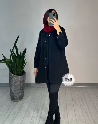 مانتو کتان شیدا