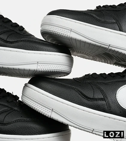 کفش کتانی بزرگ پا مشکی سفید نایک Nike Gama Force Sail مدل 6443