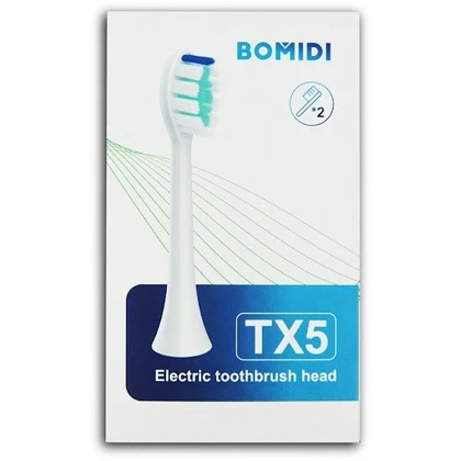 سری یدک مسواک برقی بومیدی مدل BOMIDI TX5 Electric Toothbrush Head بسته 2 عددی