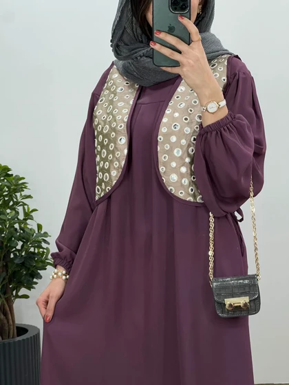ست پیراهن و وست سوزان(ایراد دار)