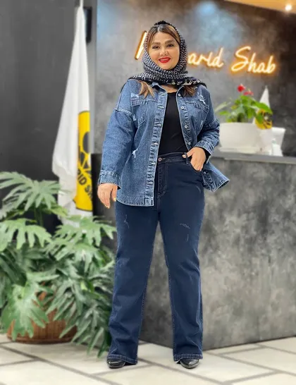 شلوار جین واید کد : 1414881B