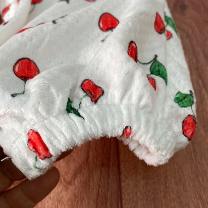 بلوز شلوار تل نوزادی مدل آلبالو