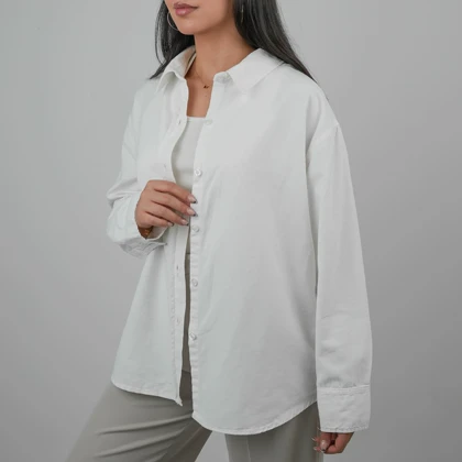 شومیز زنانه کتان کد 112