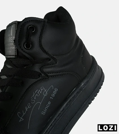 کفش کتانی ساق‌دار مردانه مشکی VANS مدل 7792