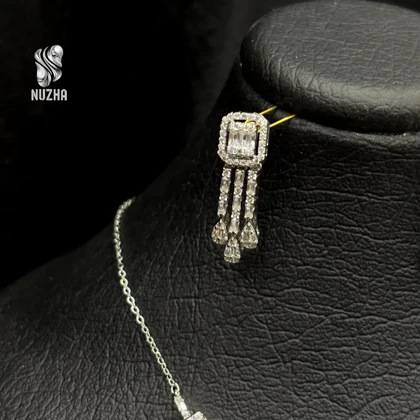 سرویس زنجیری نقره زنانه کدszn1028