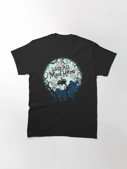 تیشرت آلیس در سرزمین عجایب | We're All Mad Here. کد 221545