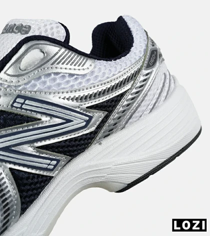 کفش کتانی بزرگ پا سفید طوسی مشکی New Balance 860 v02 مدل 8368