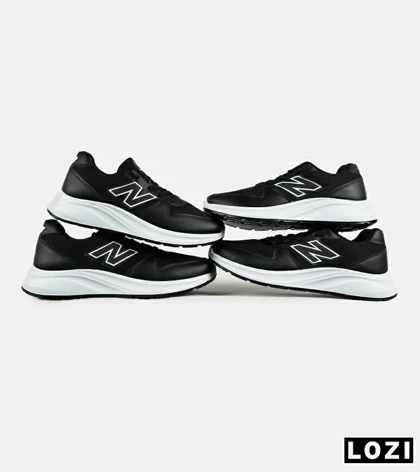 کفش کتانی مردانه و زنانه مشکی سفید NEW BALANCE 860
