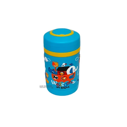 فلاسک غذا استیل دور سیلیکونی 450 میل pinkah