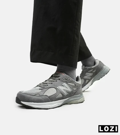 کفش کتانی طوسی NEW BALANCE 990