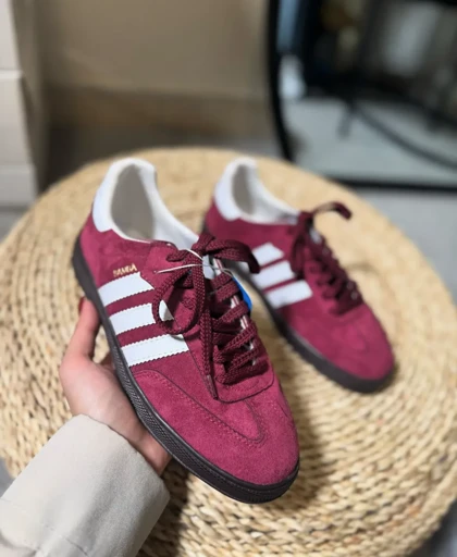 کفش کتانی دخترانه سامبا زرشکی