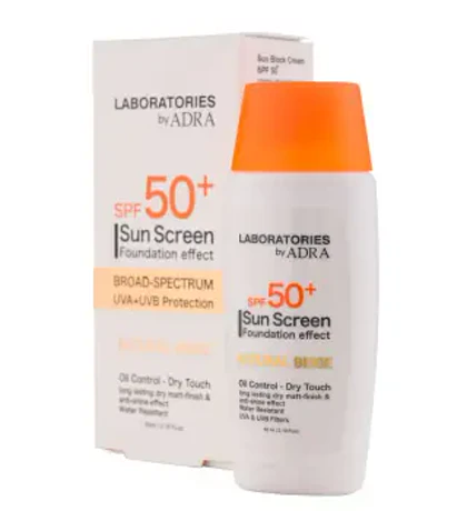 کرم ضدآفتاب بژ طبیعی لابراتوریز SPF50