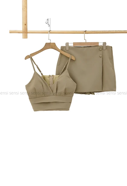 ست نیم‌تنه دامن نما مازراتی کد1005328