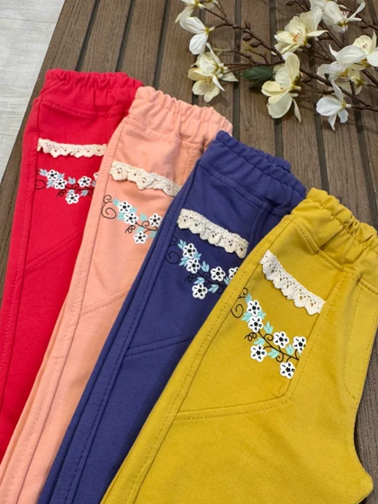 شلوار گل پنبه‌ای