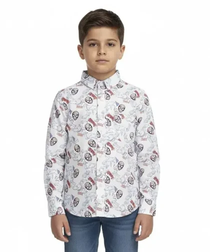 پیراهن پسرانه طرح مردعنکبوتی