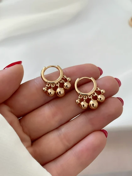 گوشواره آویز گوی ژوپینگ