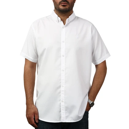 پیراهن آستین کوتاه ساده مردانه برند مد مدل 14112194