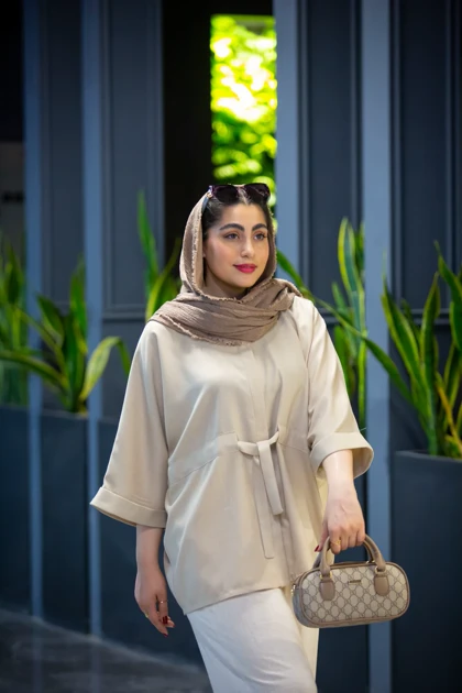 مانتو صوفیا پلاس کمرگت