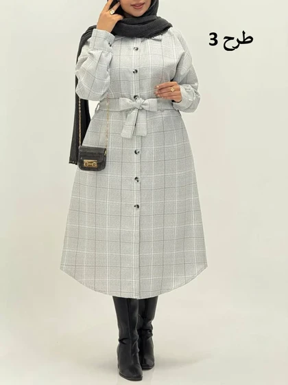 3564-مانتو پاییزه شایلین