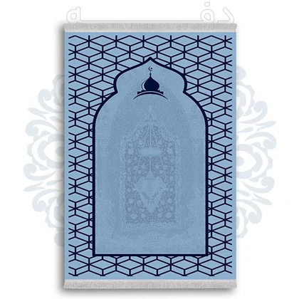 فرشینه از جنس پارچه هازان مخمل ترک طرح سجاده برند دفه کد DSJ 25