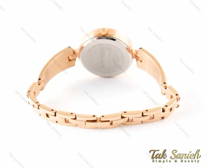 ساعت زنانه رومانسون نگین‌دار رزگلد Romanson-3356-L