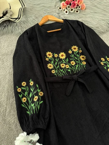 کفتان گلدوزی شده پاییزه