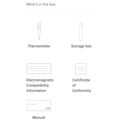 دماسنج و تب سنج هوشمند شیائومی Xiaomi Mijia مدل MMC-W503