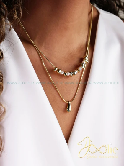 گردنبند زنانه طرح طلا کد N3110