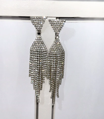 گوشواره مجلسی آویزی پرکار 887