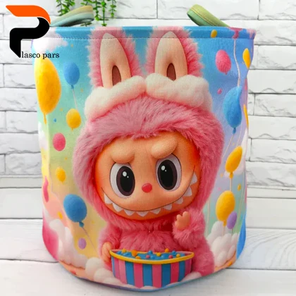 سبد لباس برزنتی چاپدار کودک ws