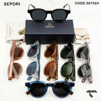 عینک دودی سپوری 581024-4 فریم شیشه ای Sepori-10078-U
