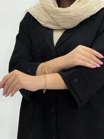 تونیک مانتویی مهرگل مشکی 1