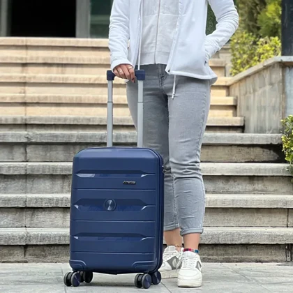 چمدان وارداتی مندوزا مدل MENDOZA - MDZ805 SERIES سری سه عددی (به همراه چمدان آرایشی هدیه)