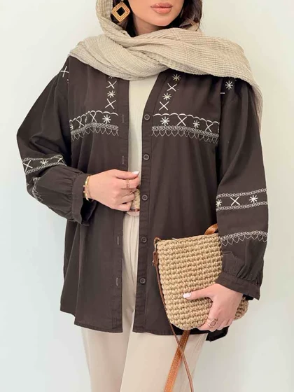 شومیز گلدوزی آدلیا
