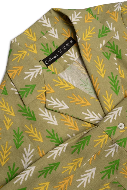 بلوز لینن طرحدار - 3113