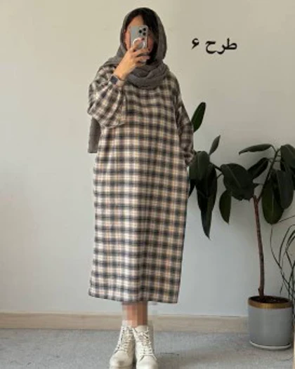 کفتان پشمی چهارخونه دیبا 1