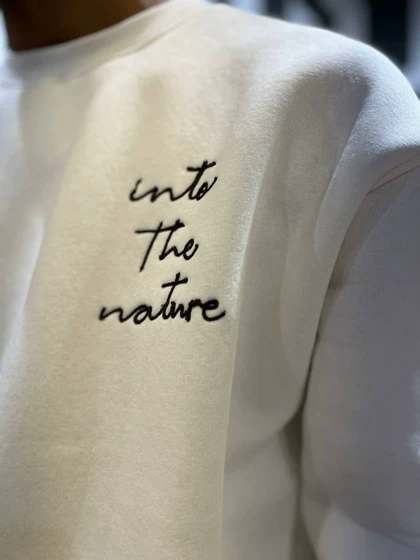 دورس یقه گرد سفید / طرح Into The Natural / برند SNAAZY ترکیه