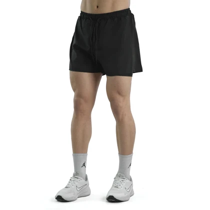 شلوارک کشاله دار ورزشی مردانه مدل 4K1093 مشکی