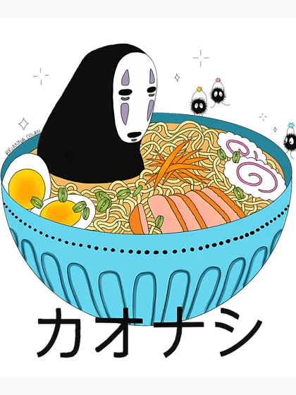 توت بگ طرح No Face In Ramen Spirited Away کد 271814