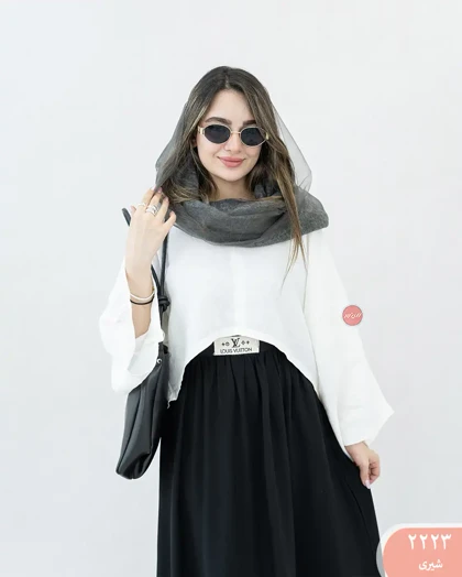 شومیز لینن کیمونو 2223