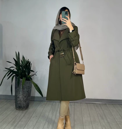 بارانی بلند ضد آب ژیکان