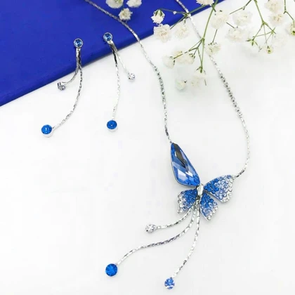 نیم ست پروانه سواروسکی 10269